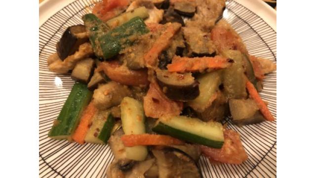 大江屋レシピ(74) 「茄子豚生姜味噌」の巻