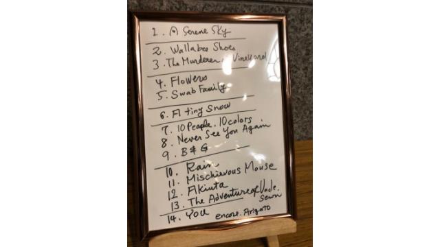 ぴの耳より情報 (10/18) 「セトリ通信」第3弾は、KWANGAKU & TFMです!