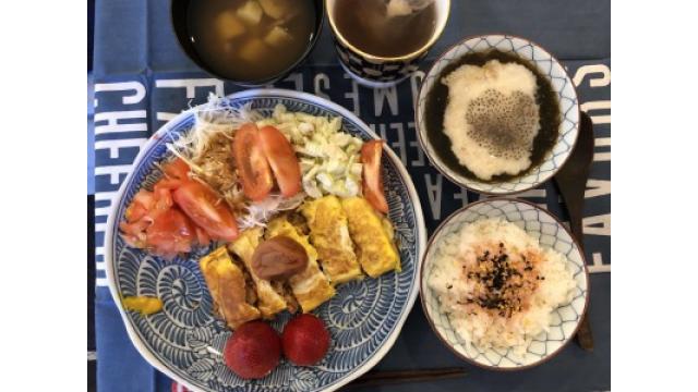 ジャガイモ汁、とろろ芋ともずくとチアシード、、、