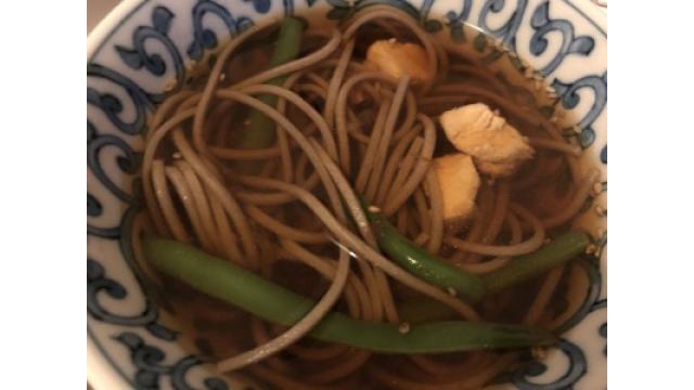 夜明けに起きてそば