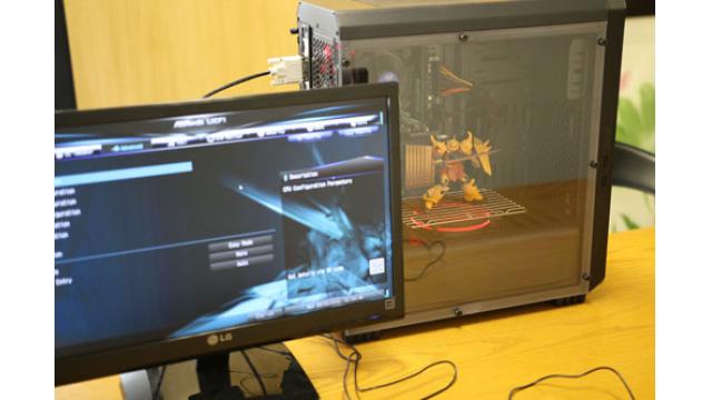 パソコンの中にプラモデルを飾ってみた