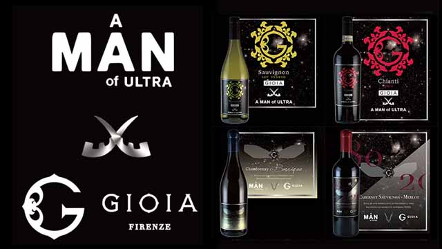 ワインブランド「GIOIA」×「A MAN of ULTRA」のコラボワイン発売！