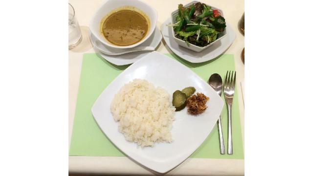 新宿 日本緑茶センターの龍井茶葉カレー【薬膳的中華風茶葉咖哩飯】