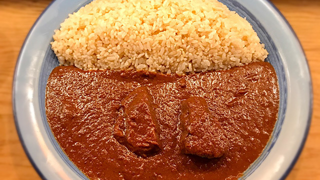 【1年1000カレー】1月9日 もうやんカレー大忍具／和牛ホホ肉ビーフカレー 普通盛り 5辛 1,200円【No.68/1,000】