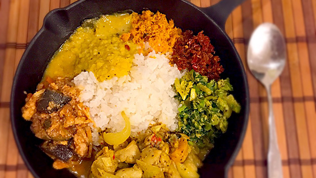 【1年1000カレー】1月13日 スリランカ ライス＆カリー／手作り【No.77/1,000】