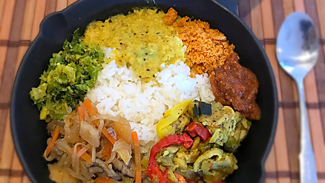 【1年1000カレー】1月16日 スリランカ ライス＆カリー ジンギスカン載せ／手作り【No.83/1,000】