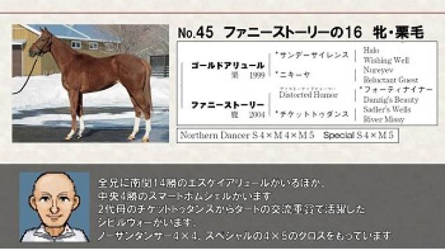 即戦力の2歳馬“ファニーストーリーの16”購入！