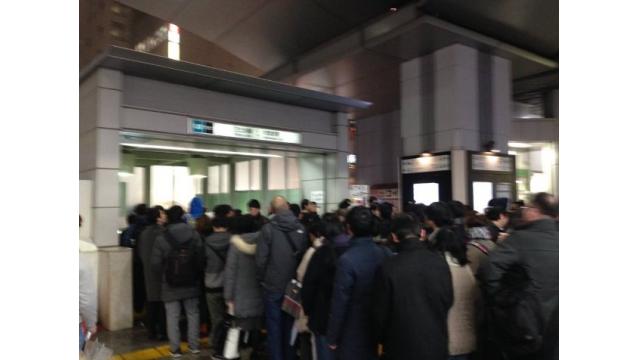 2018年　1月22日　大雪・北千住から梅島徒歩