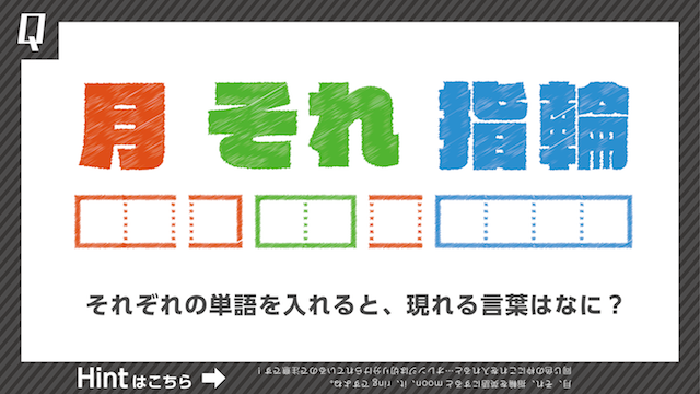5/24にニコ生・Twitterで出題した謎解きの解説