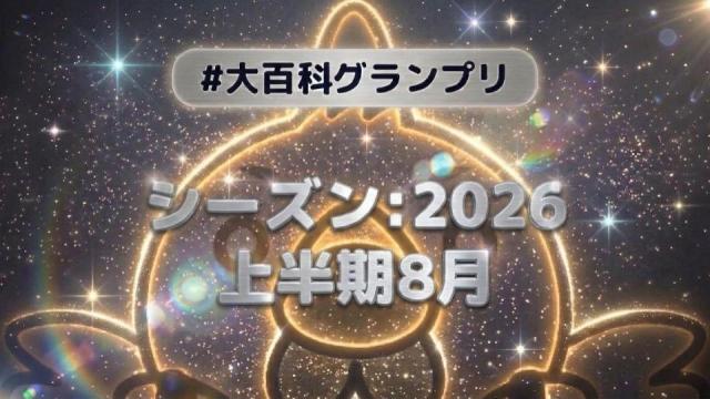 【開催告知】「大百科グランプリ:シーズン2026上半期 8月」が始まります！