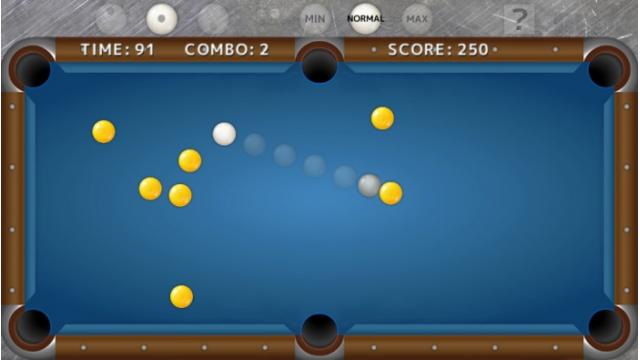 【6/15】自作ゲーム「ビリヤード」紹介
