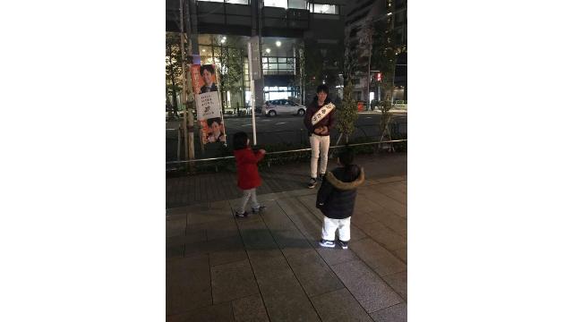 【活動報告】2/20 浜町トルナーレ前 子供たちと空手