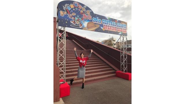 【古田ちさこ】広島カープ開幕戦！！