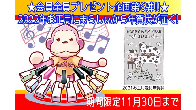 【予告11月会員限定企画】2022寅年!お正月会員全員にまらしぃから年賀状が届く！！