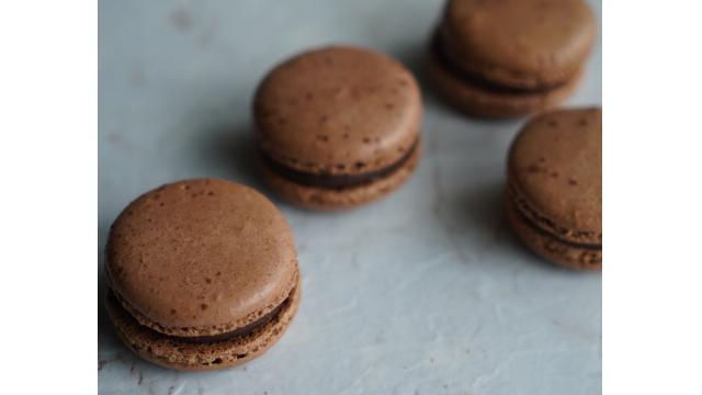 ＃１８チョコレートマカロン（時短）