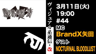 3月11日19時『ヴィジュアル系通信・改#44』ゲスト：NOCTURNAL BLOODLUST