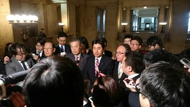 籠池氏証人喚問を受けて　4野党国会対策委員長会談