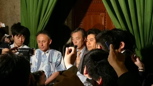 テロ等準備罪法案の委員会強行採決を受けて　4野党国会対策委員長会談