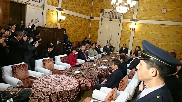 次期通常国会に向け野党党首会談開催