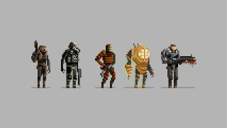 ゴツい洋ゲーキャラは16ビット調でスタイリッシュに描いてもゴツかった