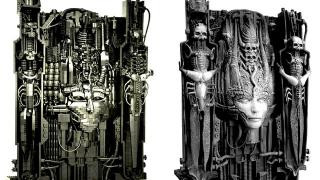 よりサイバーな雰囲気。レゴで作られたH.R.ギーガーのアートワーク