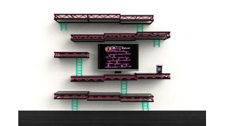 27.22kgまで耐えられるドンキーコング棚