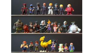 チョコボもきた！ 3Dプリンタで作った『ファイナルファンタジーVII』キャラのフルセットが完成