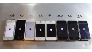 歴代iPhoneを並べて一斉にスピードテスト。5sが欲しくなる危険な結果に