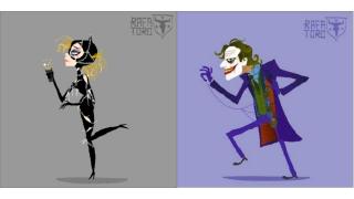 猫足道化足ペンギン足。バットマンの悪役が忍び足するGIF集