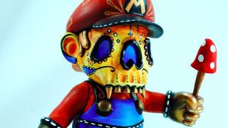 毒々しくも華やかな「死者の日」マリオ