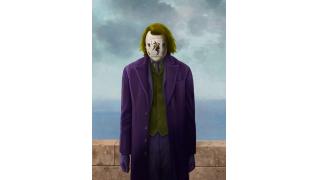 エイリアン、ヘルボーイ、ジョーカーをマグリット風に描いてみた