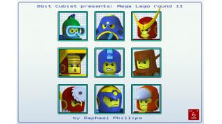 『ロックマン2』のボスキャラたちをLEGO風CGアートで再現