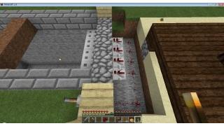 自称中級者のminecraft日記 Part 47 弓道場建築 ２日目 隣接する鉄のトラップドアを操作する回路 鮎滝 渉のブロマガ ブロマガ