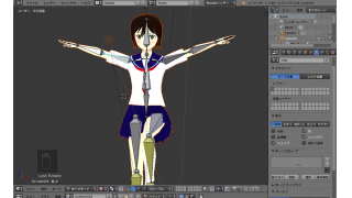 未経験者でもできるmmdキャラモデ講座 ウェイトの設定 Mmd 3d Blenderなど ブロマガ