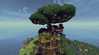 Minecraft 浮島を建築する 完成記念 味噌猫のブロマガ ブロマガ
