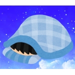 寝かしつけ本丸の布被り