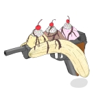 バナナスプリット型拳銃