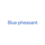 Blue pheasant