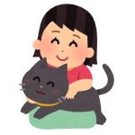 猫を愛でる