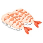 わさび抜きのえび