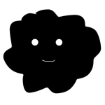 black fluff